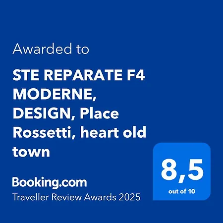 Апартаменты Ste Reparate F4 Moderne, Design, Place Rossetti, Heart Old Town